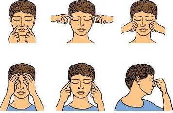 massage to restore vision